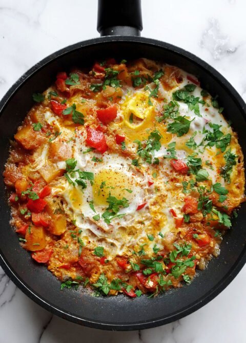 Spanish Vegetable Pisto with Eggs – One-Pot Recipe!