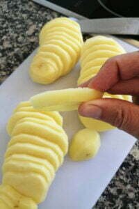 scalloped potatoes- step 1