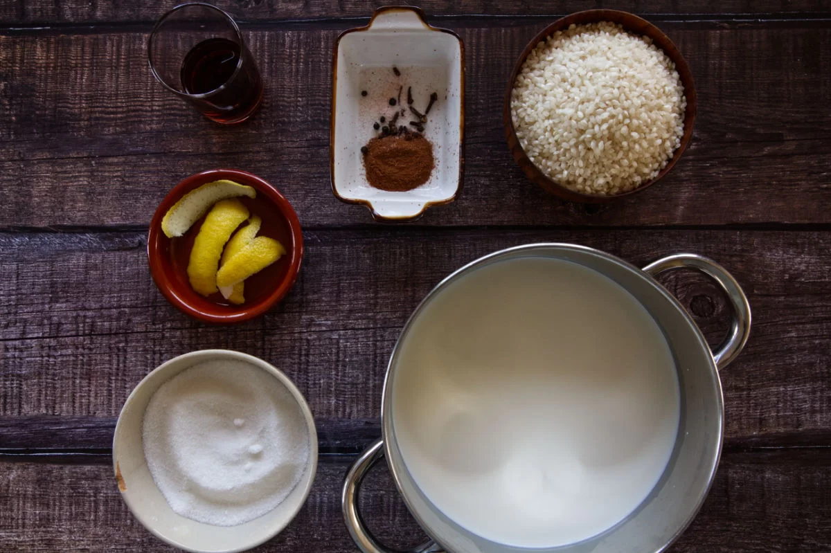 arroz con leche ingredients