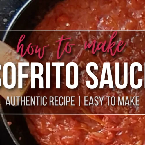 How to make Spanish Sofrito sauce