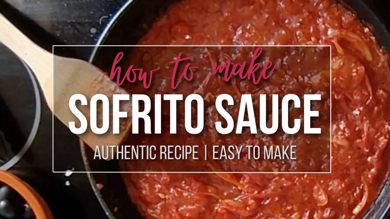 How to make Spanish Sofrito sauce