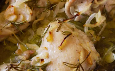 Mediterranean Garlic Rosemary Boneless Chicken Thighs (30 Min Recipe)