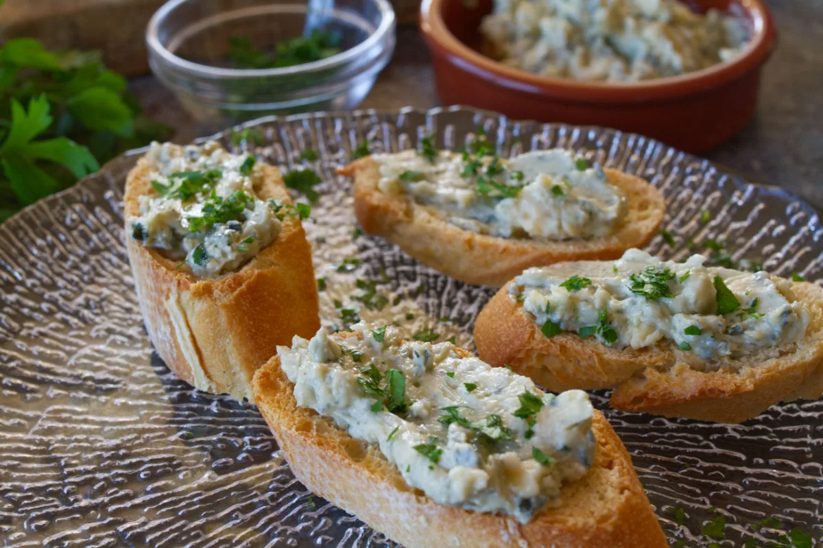 Blue Cheese and Sherry Spread (Tasty Tapas or Party Food Recipe)